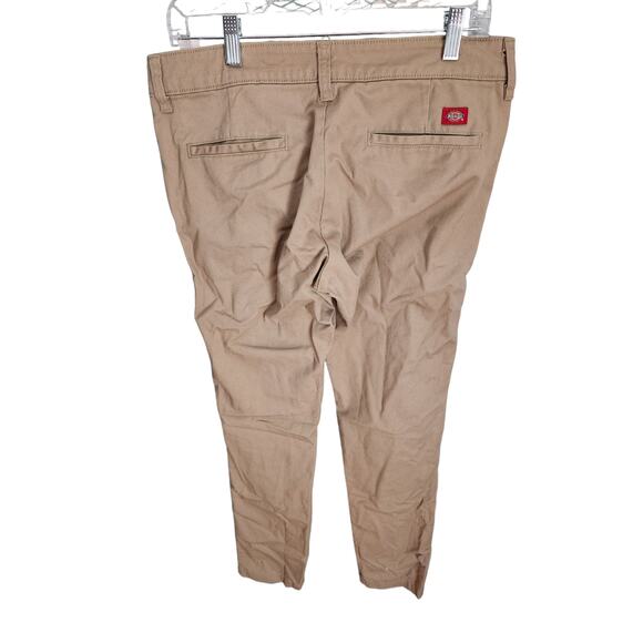 Dickies Women's Khaki Skinny Chinos Workwear Casual Pants Size 10R‎ - Picture 3 of 10